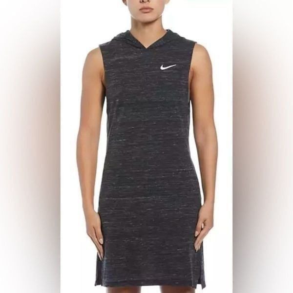 Nike Essential Sleeveless Hooded Swim Cover-Up Dress- Size Large