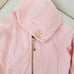 lululemon scuba full zip cropped hoodie strawberry milkshake with gold logo/NWT