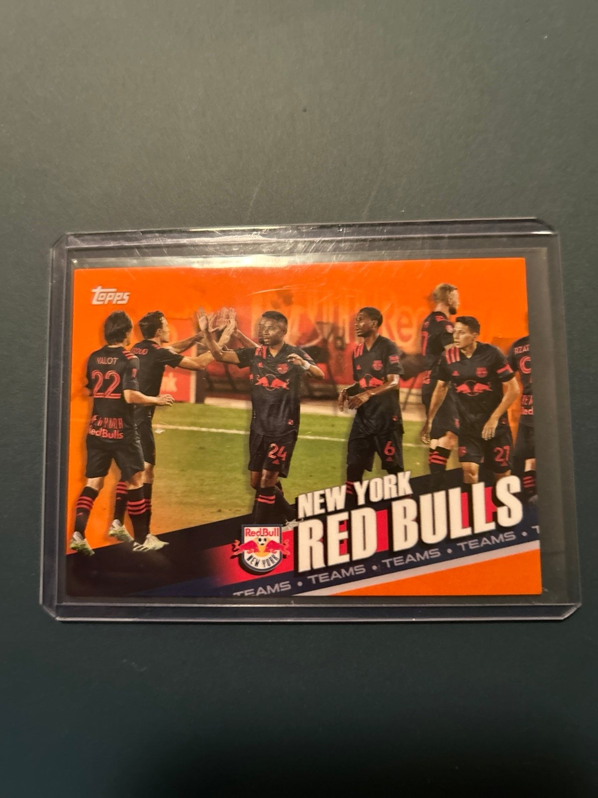 2023 topps mls ny Red Bull team card /25
