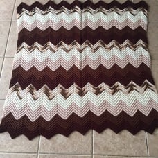 Vintage Crochet Afghan 60x60