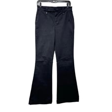 J Brand Womens Black High Waist Wide Leg Flare Stretch Pants Size 27 Sty 2545K