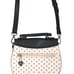 NWT Nude Black Polka Dot Handbag with Detachable Shoulder Strap 50s Style Retro