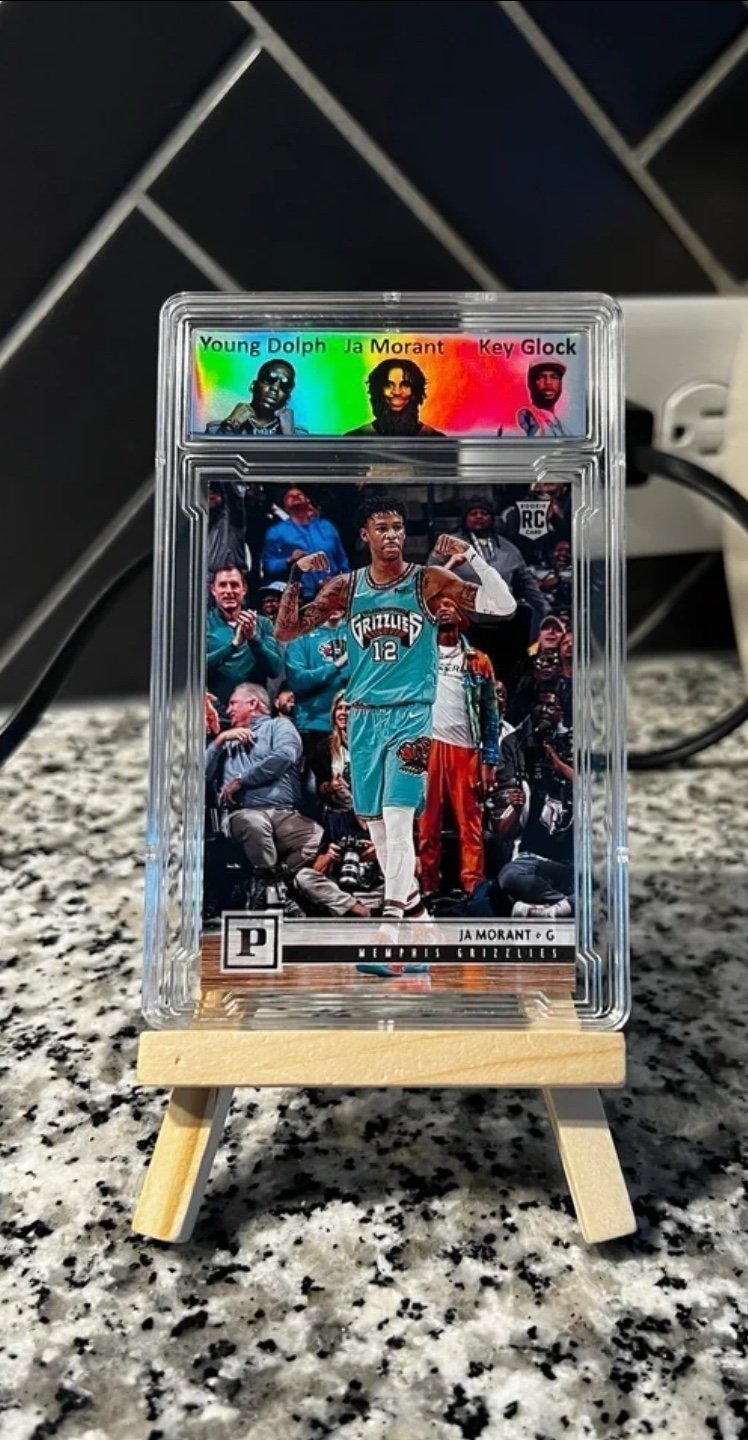 Ja Morant Young Dolph Key Glock 2019 Chronicles CUSTOM SLAB / CASE w/ HOLO Label