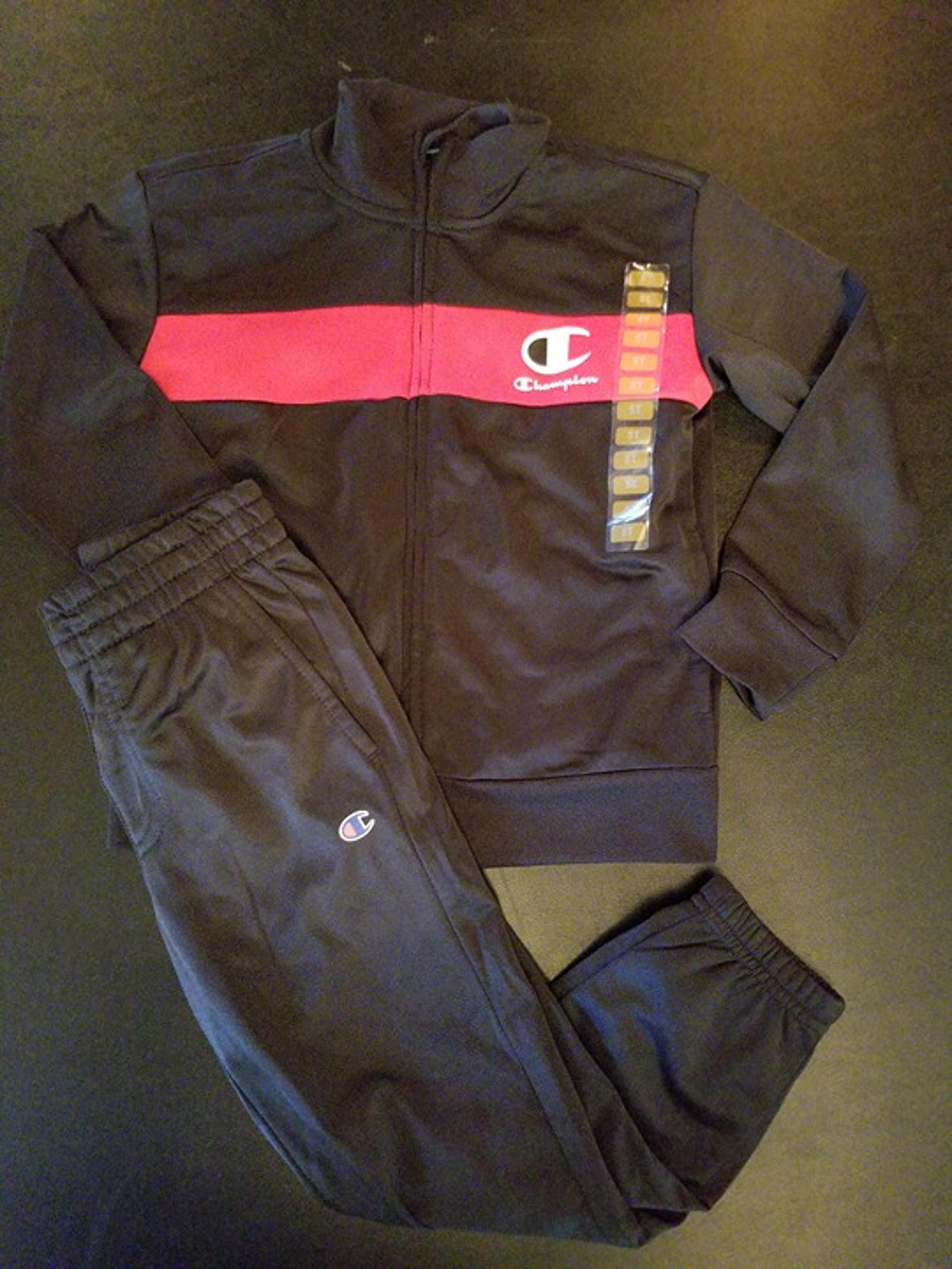 Champion Toddler Boy Track Jacket and Pants 5T New