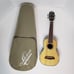 Oscar Schmidt Washburn OU3 Concert Ukulele Spruce Abalone with Great Case NWOT