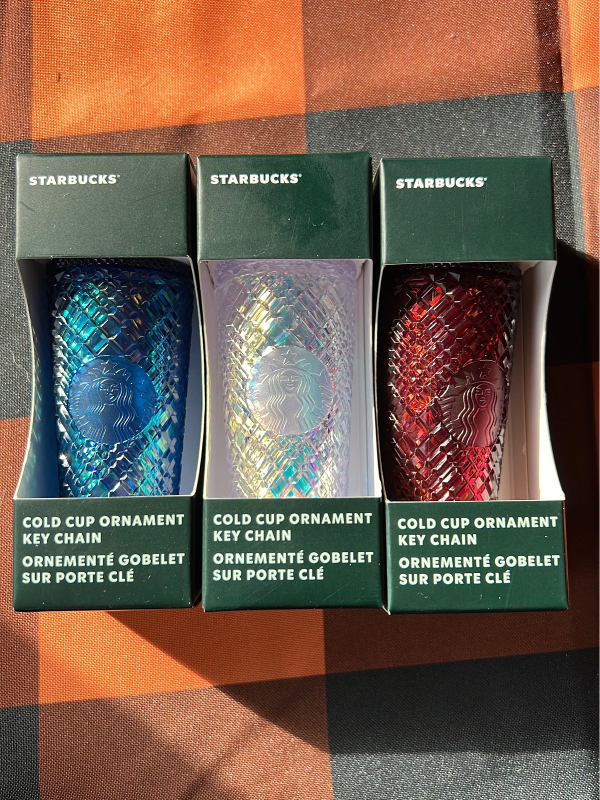 Starbucks holiday keychains