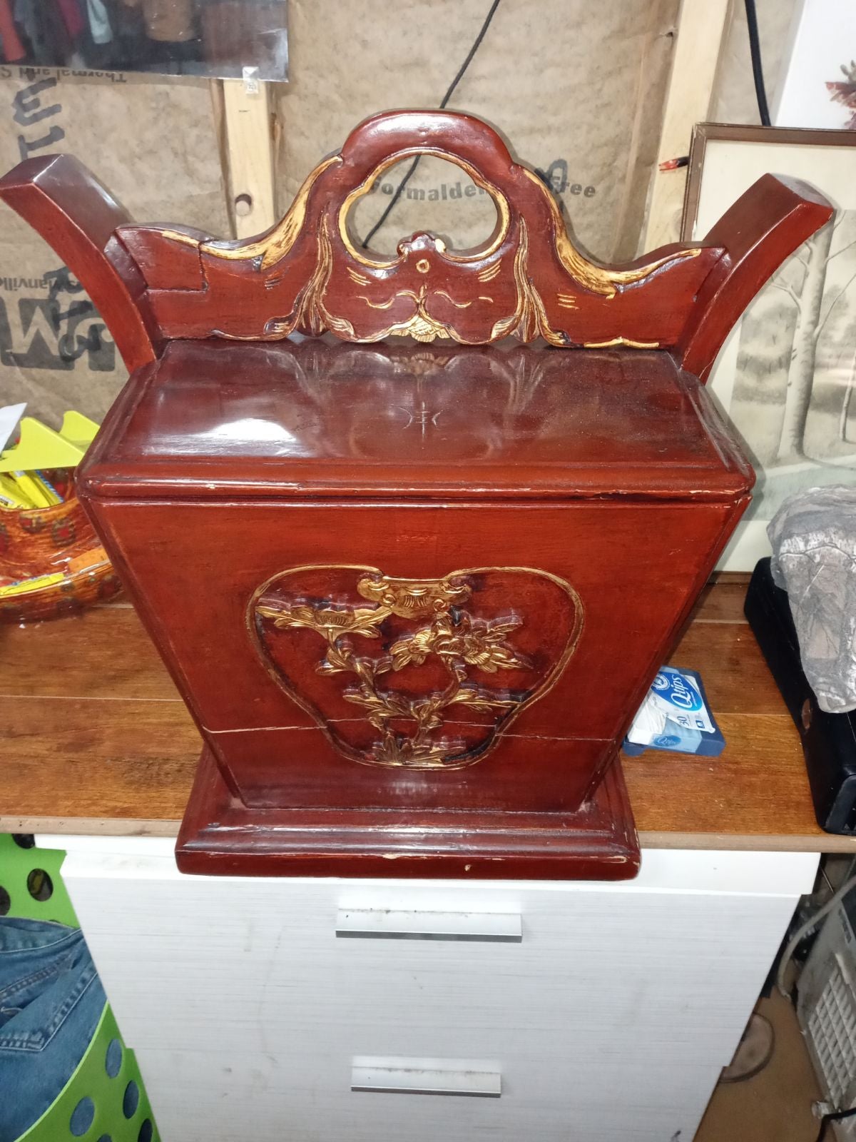 Antique Chinese bride box