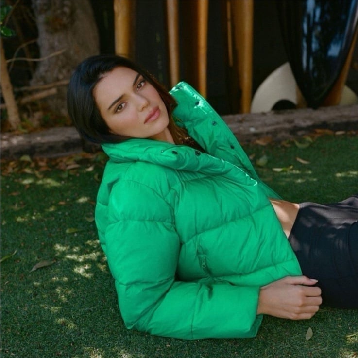 ALO Gold Rush Puffer Jacket - Green Emerald (Size Medium)