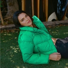 ALO Gold Rush Puffer Jacket - Green Emerald (Size Medium)
