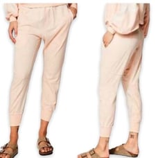 Young, Fabulous & Broke Odin Joggers size Small in Peach