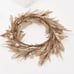 gold glitter vase or candle wreaths