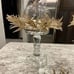 gold glitter vase or candle wreaths