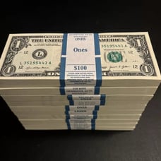 15 count 1 dollar bills uncirculated