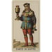 Ancient Italian Tarot 19th-Century Italian Art-Ornamented Marseilles Style