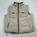 Vintage Eddie Bauer Jacket Size Large Tan Zip Up Puffer Vest Down Insulated