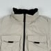 Vintage Eddie Bauer Jacket Size Large Tan Zip Up Puffer Vest Down Insulated