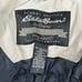 Vintage Eddie Bauer Jacket Size Large Tan Zip Up Puffer Vest Down Insulated