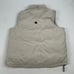 Vintage Eddie Bauer Jacket Size Large Tan Zip Up Puffer Vest Down Insulated