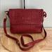 American Leather Co. Heritage Leather Summers Woven Crossbody - a664482