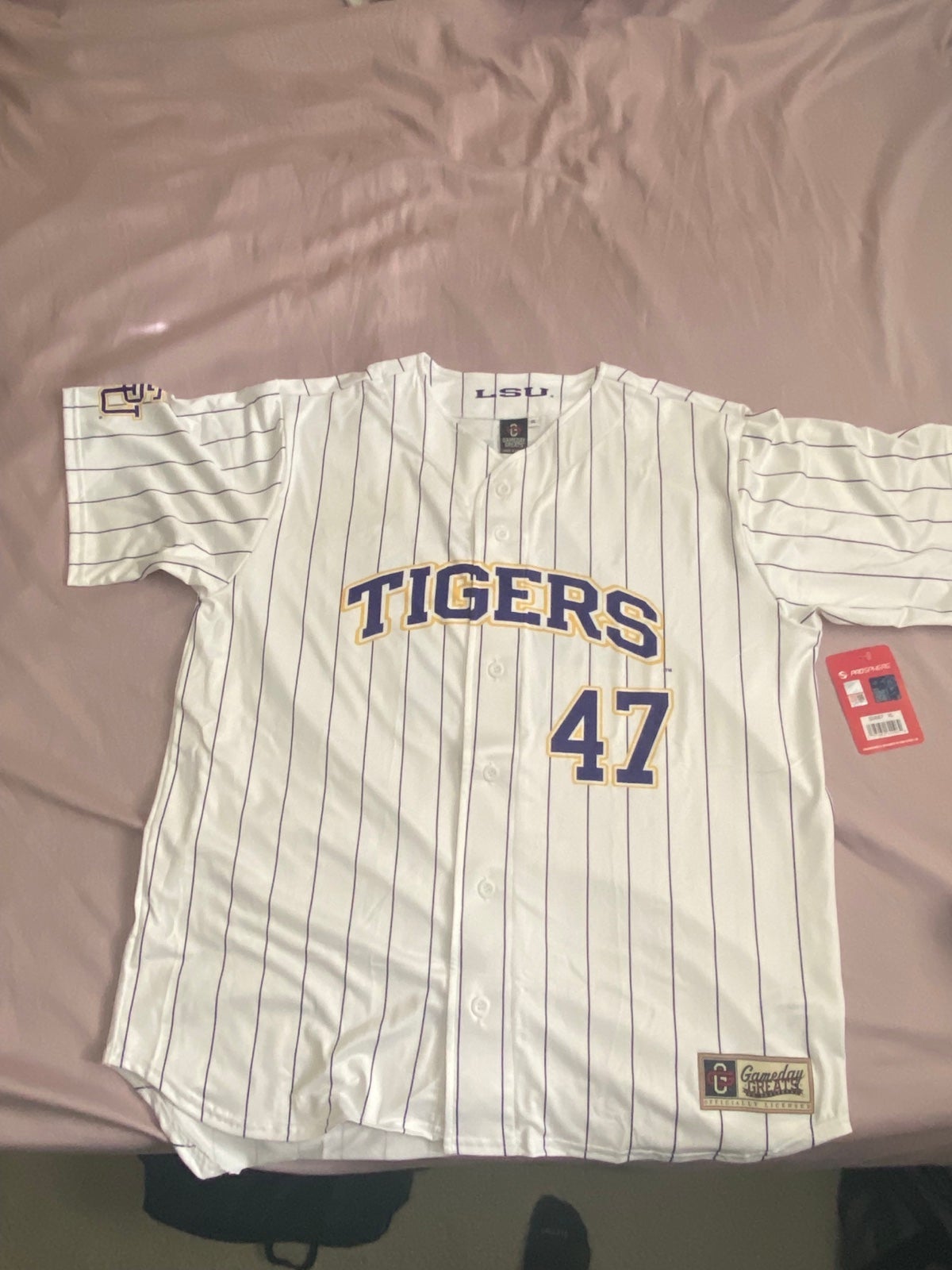 LSU Baseball Tommy White Jersey