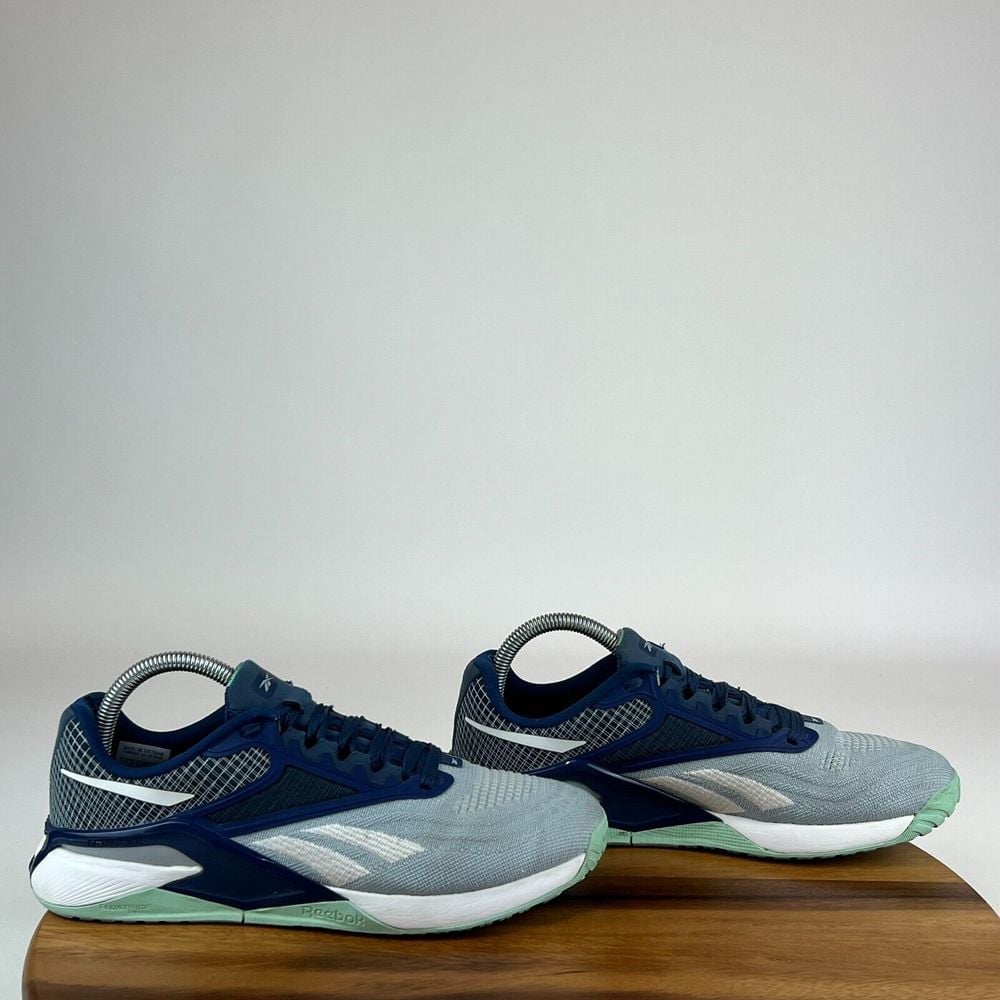 Womens Reebok Nano X2 Blue Athletic Crossfit Weightlifting Sneakers Shoes 8 M
