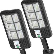 Solar Lights Outdoor Motion Sensor,5000LM Security Lights with Remote Control, 2