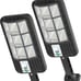 Solar Lights Outdoor Motion Sensor,5000LM Security Lights with Remote Control, 2