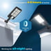 Solar Lights Outdoor Motion Sensor,5000LM Security Lights with Remote Control, 2