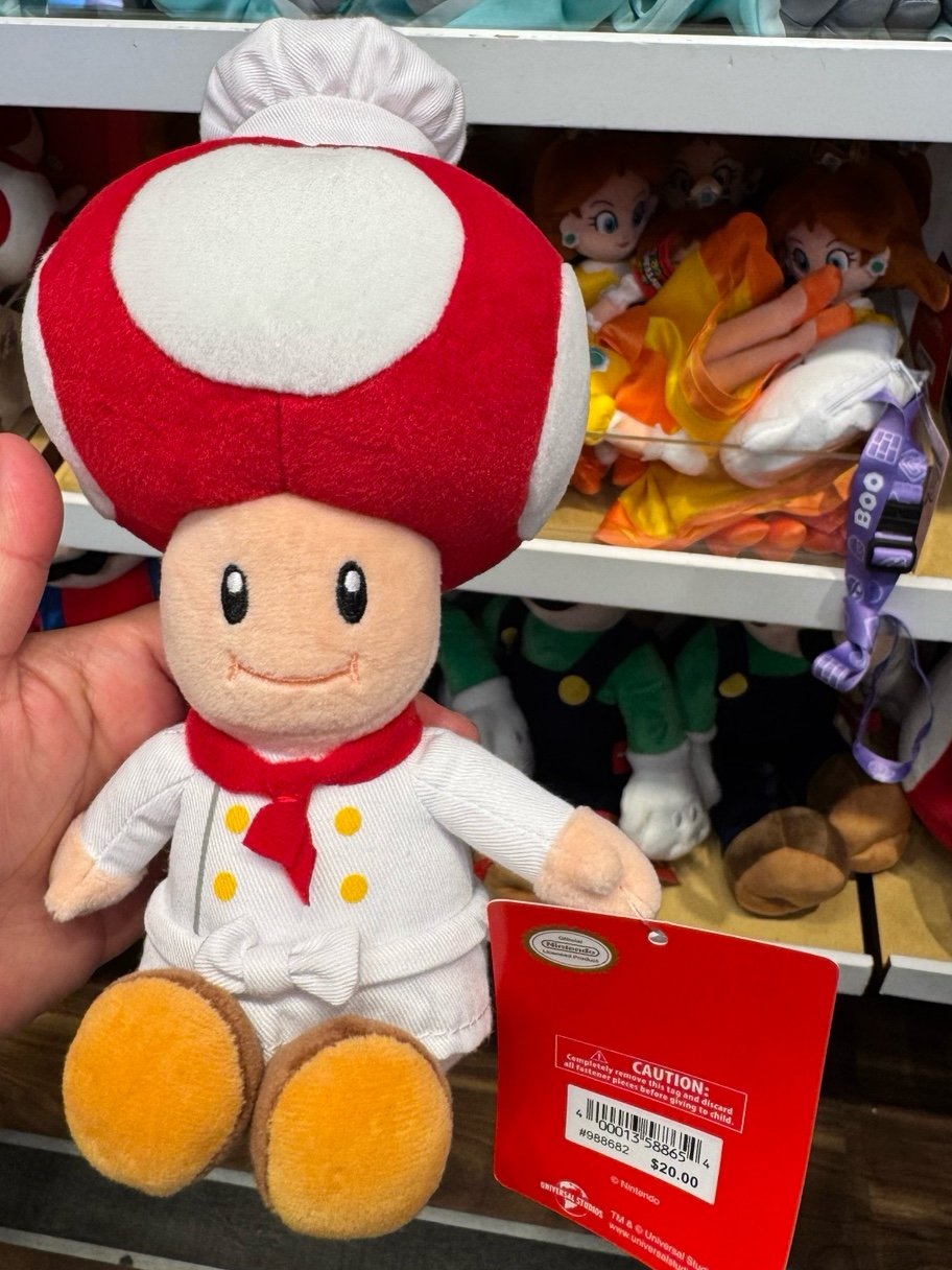 Chef toad Plush