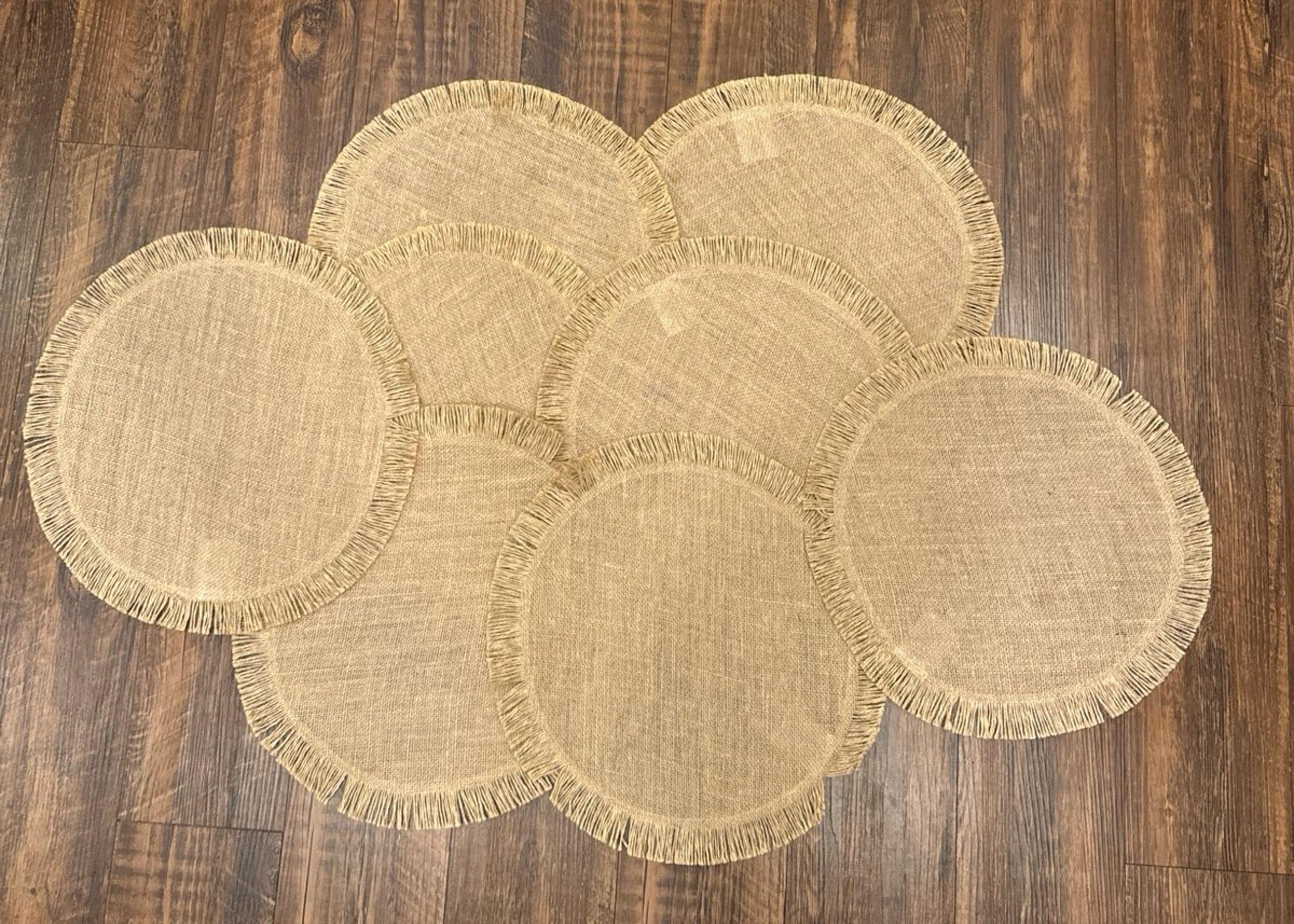8 Jute Place Mats