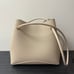 Sybill Geometric Bucket Bag- Oat