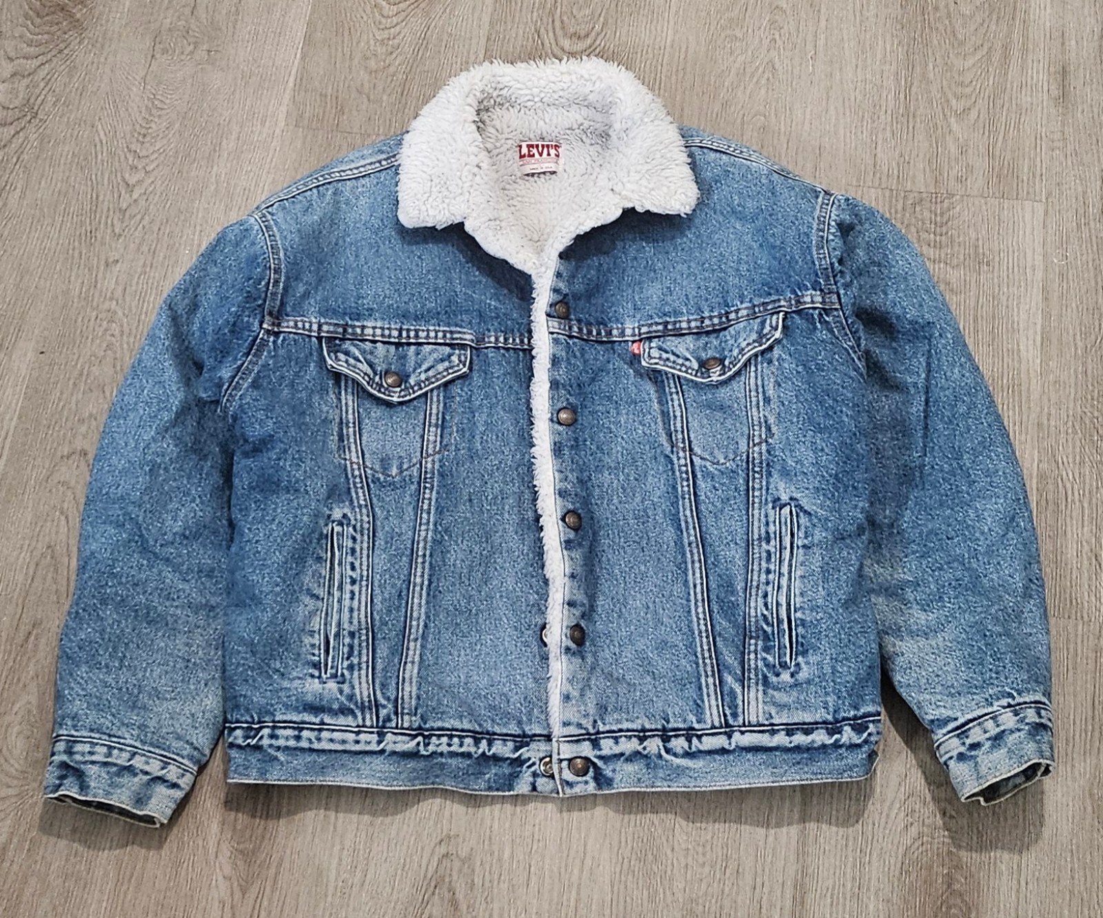 Levi's Men's San Francisco Sherpa Trucker Jacket L