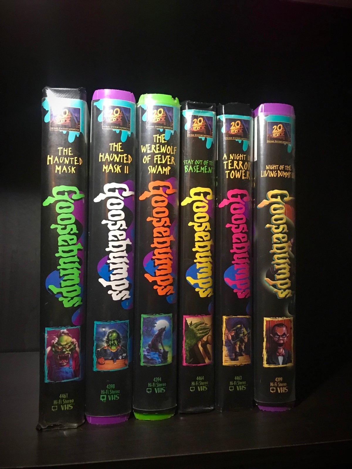 Goosebumps VHS Lot R.L. Stine 6 Tapes