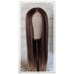 NWT~Stunning Wasted Angels Long Human Hair Blend Light Brown Wig