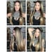 NWT~Stunning Wasted Angels Long Human Hair Blend Light Brown Wig