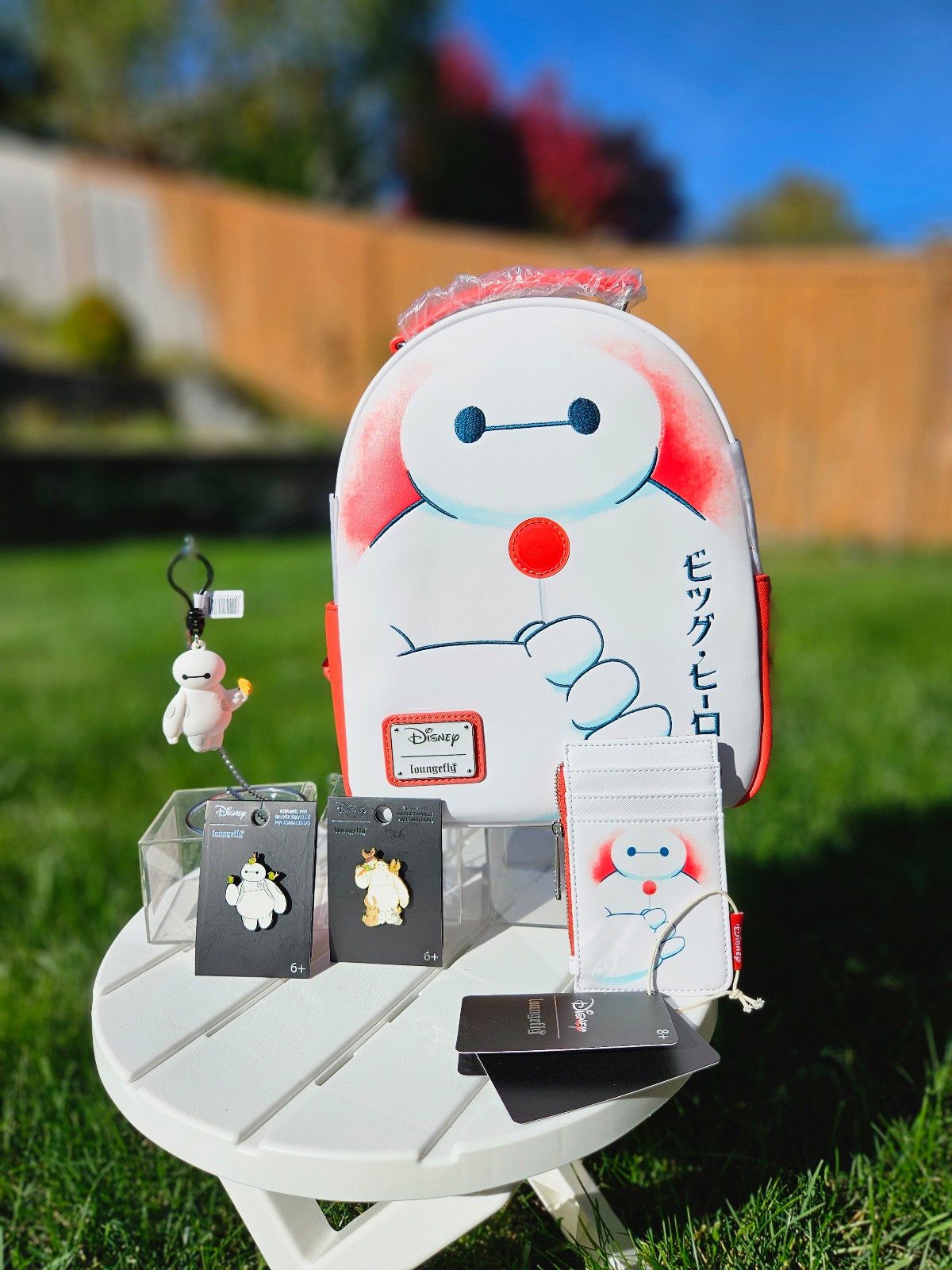 Loungefly Disney Big Hero 6 Baymax Lollipop Mini Backpack set B3