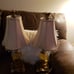Vintage pineapple design lamps