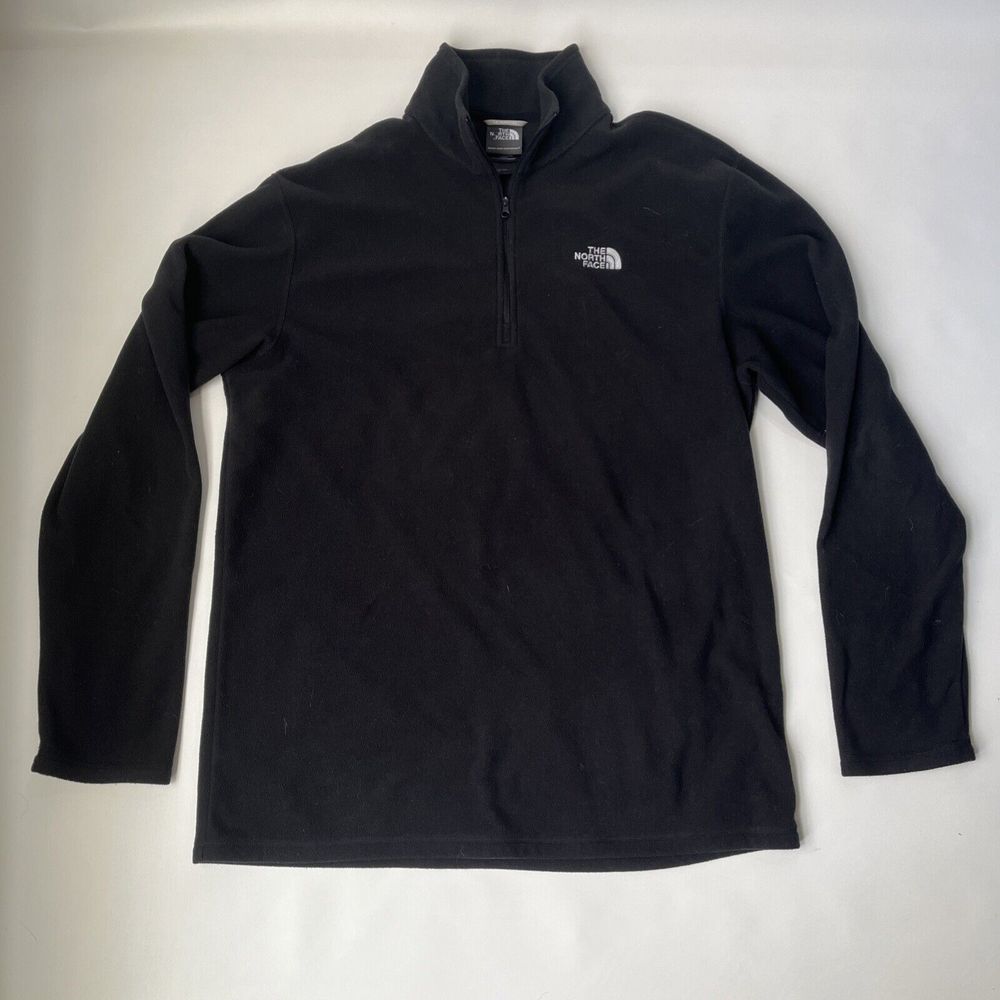 The North Face Jacket Mens Large Black Fleece Full Zip Outdoor