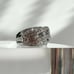 Sterling Silver Cubic Zirconia Round Cut Pronged Vintage Ring - sz 7.75