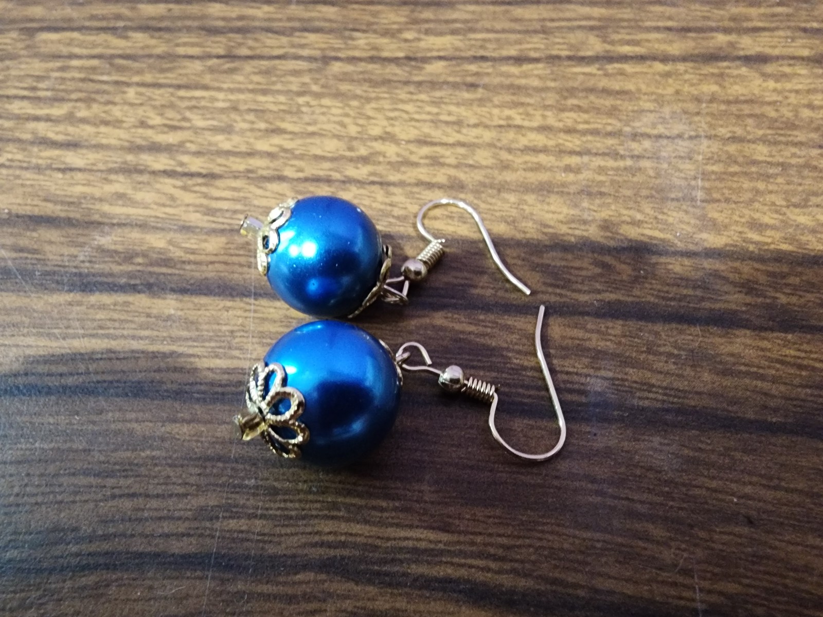 Handmade Blue Earrings