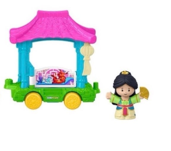 New Fisher price Little People Disney Mulan/Mushu Float