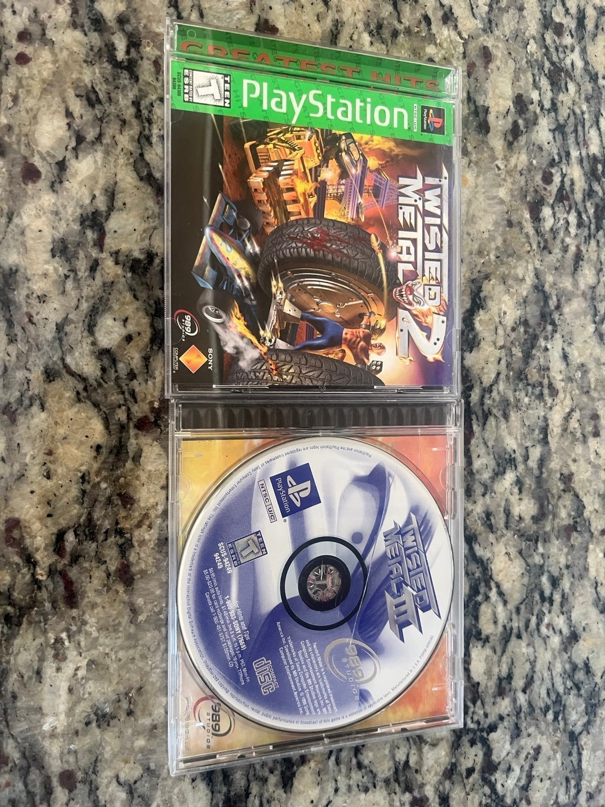 Twisted Metal 2 and 3 For PlayStation 1