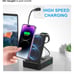 Brand tacelary 8 in 1 Wireless Charging Station