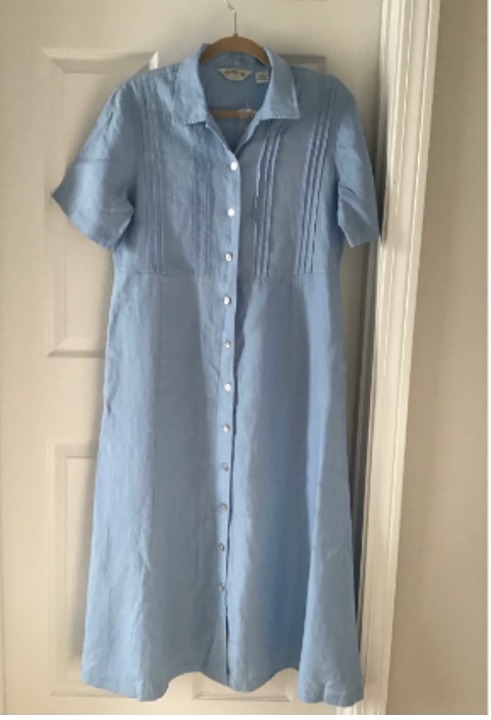 NEW Orvis Linen Dress with pockets women's Size 12