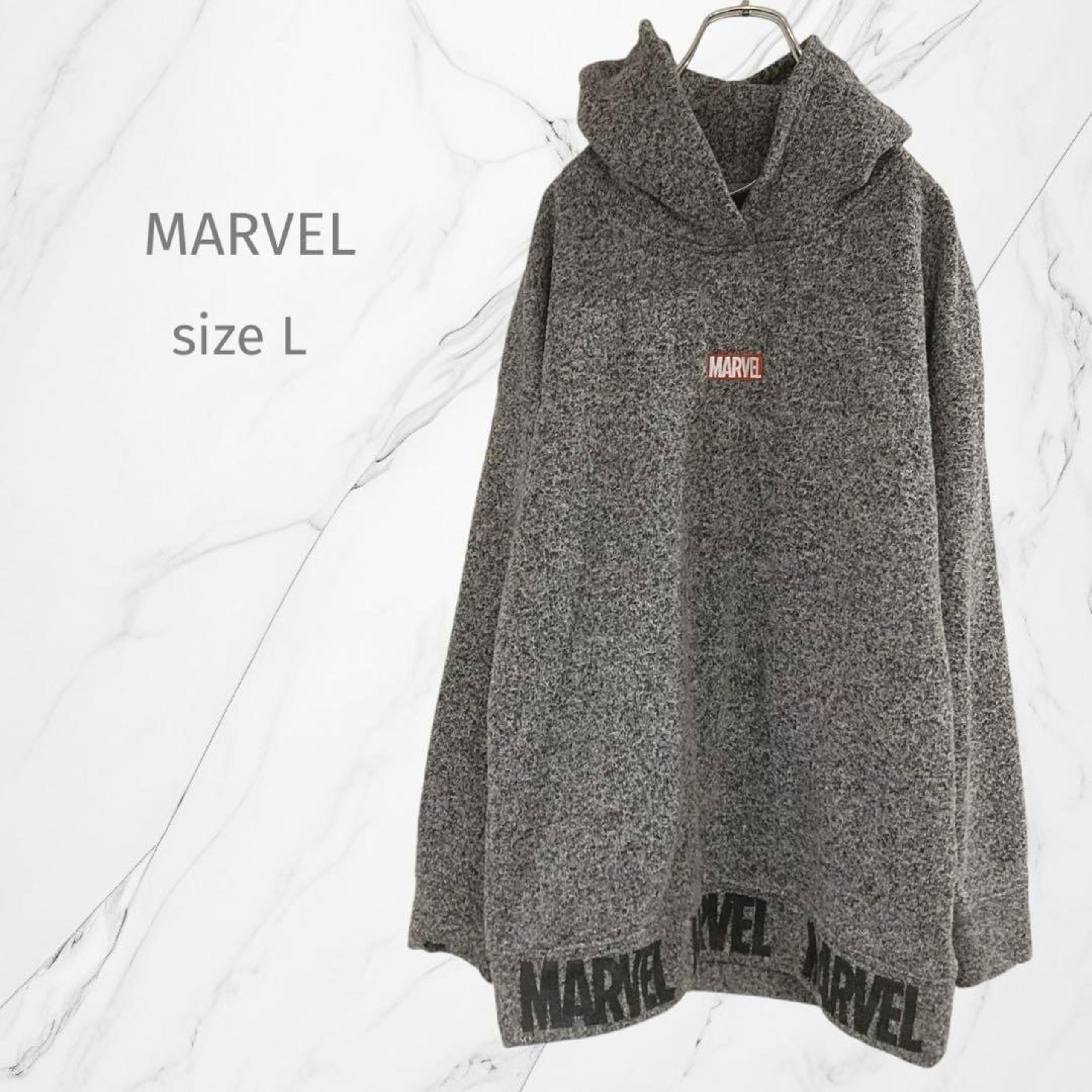 "Marvel" Sweat Pullover Hoodie 【L】 Oversized Slightly Thick