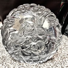 Arthur Court Bunny/Orchid Plate