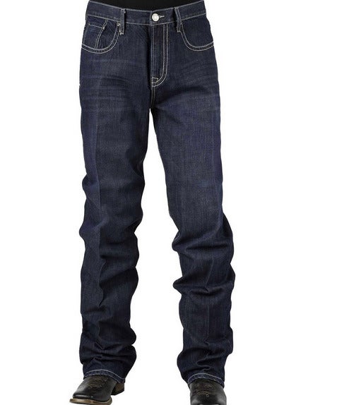 Stetson Men's 1520 Classic Fit With Embroidery Jeans Boot Cut - 11-004-1520-0060