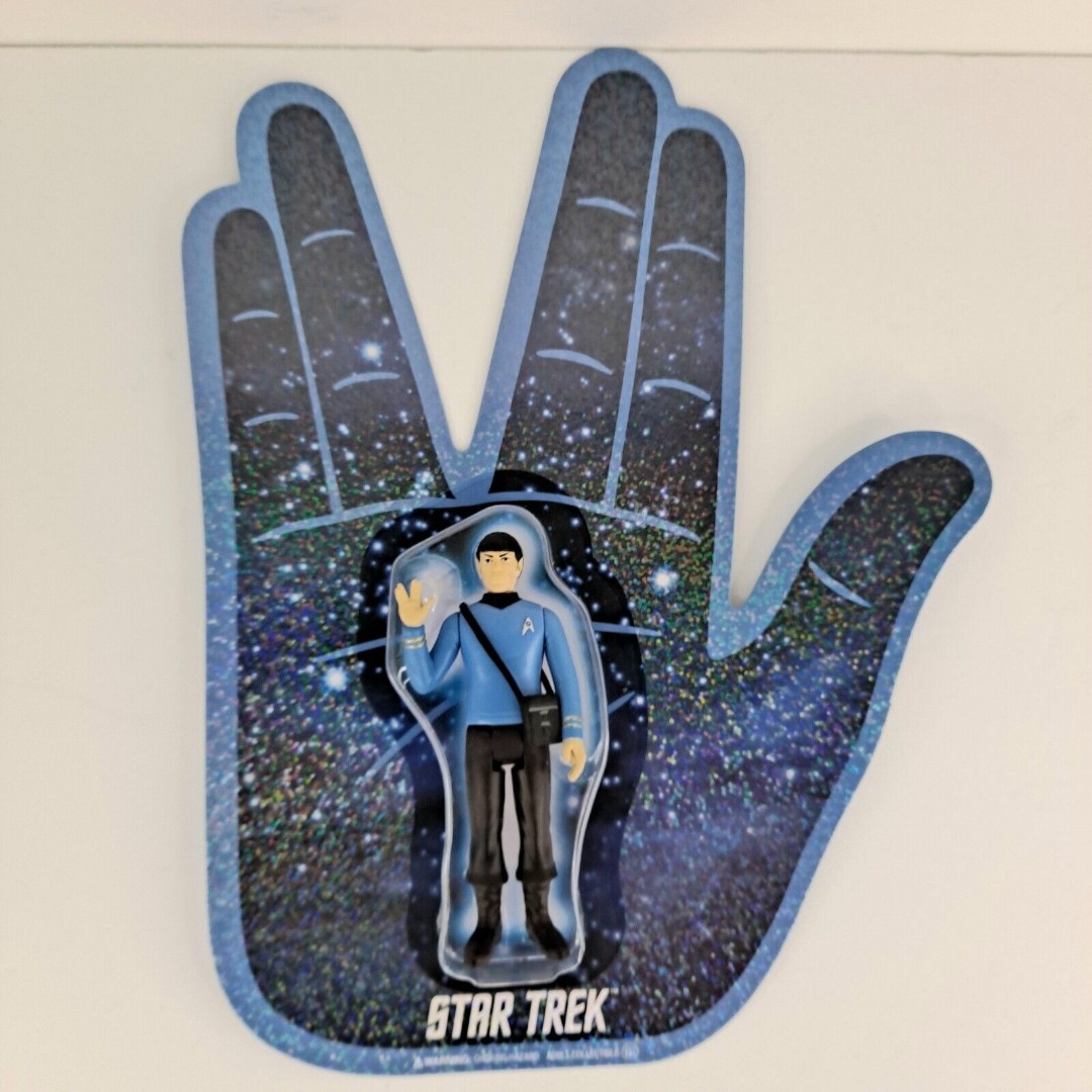 Star shops Trek Spock Live Long & Prosper Super7 Reaction Action Figure Exclusive NEW