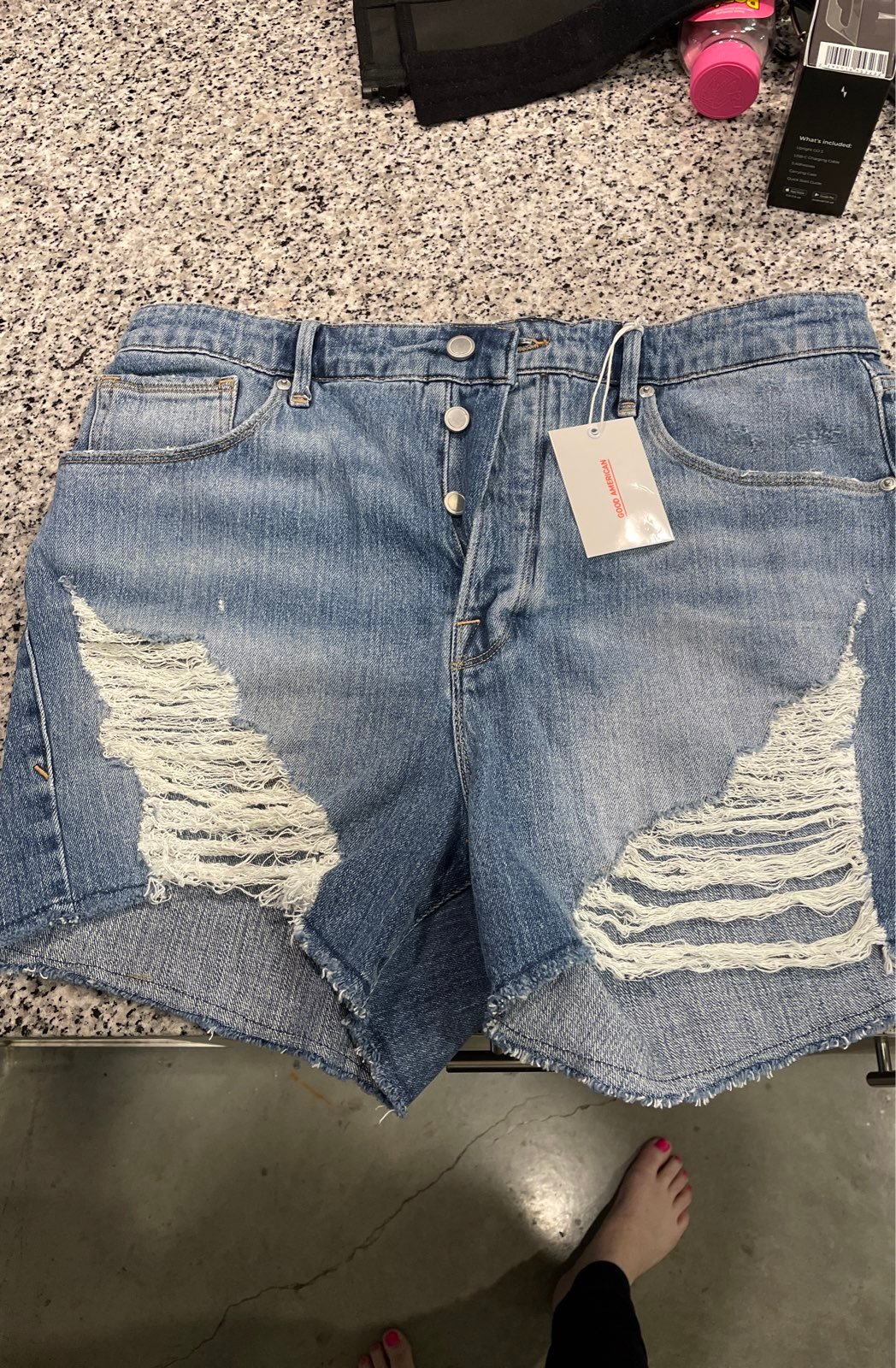 Good American Jean shorts