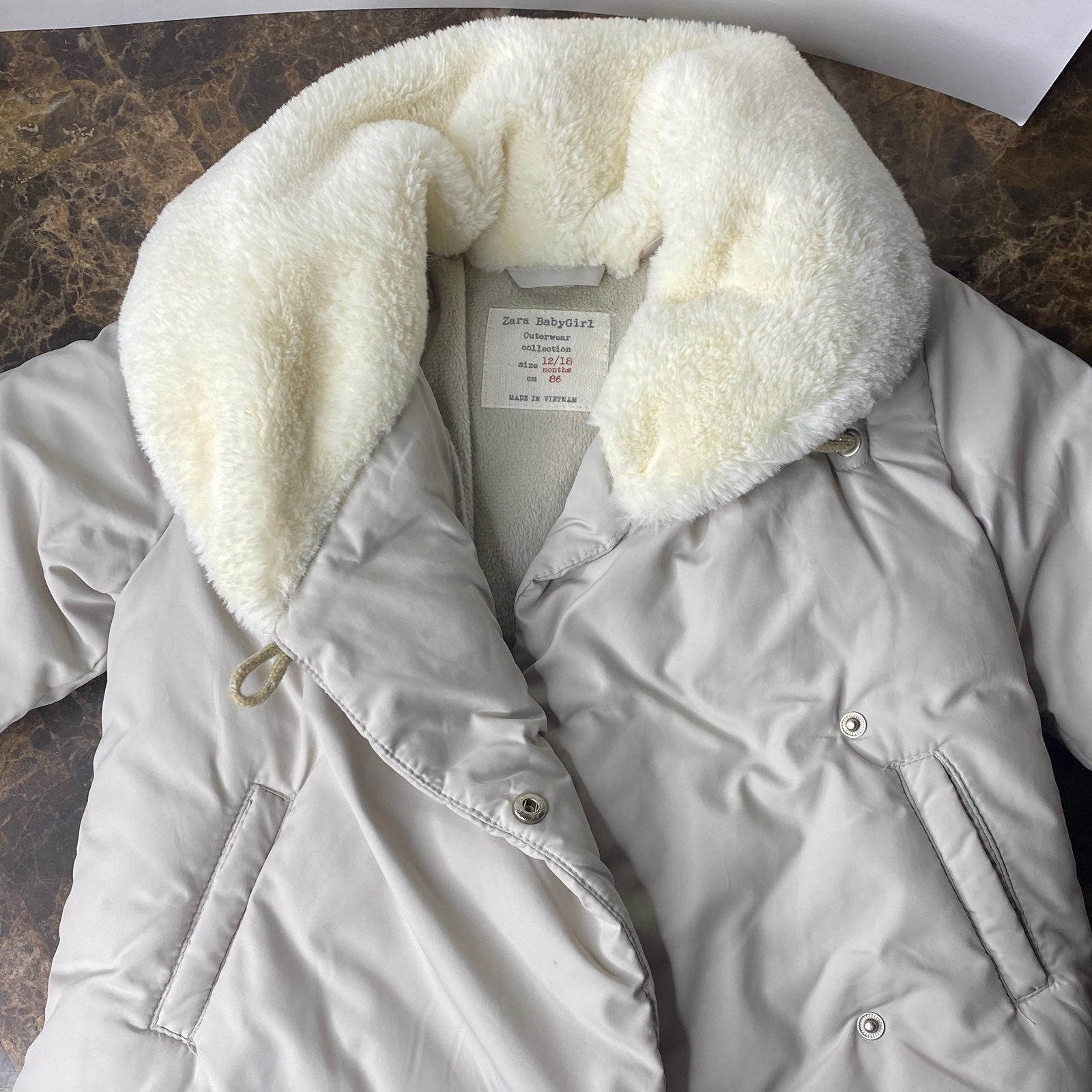 Zara Babygirl coat
